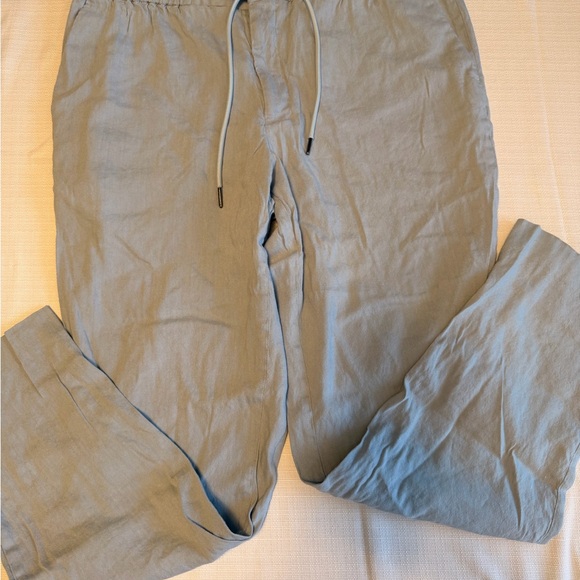 Express Women's Light blue Drawstring Trousers - Picture 2 of 6